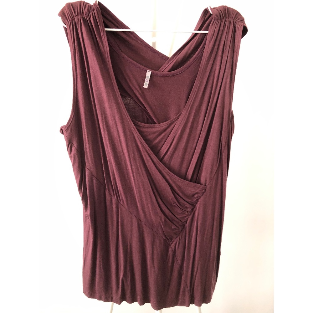 3 THREE DOTS PURPLE TANK TOP